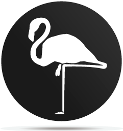 0133010 gobo animal flamingo