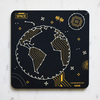 Pcb coaster earth