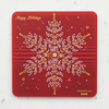 Pcb coaster christmas snowflakes