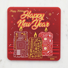 Pcb coaster christmas candels