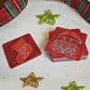 Pcb coaster christmas santa boot