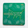 Pcb coaster grasshoppers