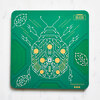 Pcb coaster ladybug