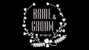 Digital Gobo Wedding Flowers