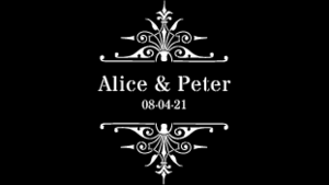Digital Gobo Wedding Filigree 02