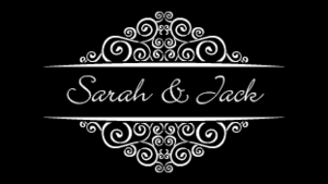 Digital Gobo Wedding Curly 02