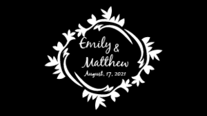 Digital Gobo Wedding Leaf