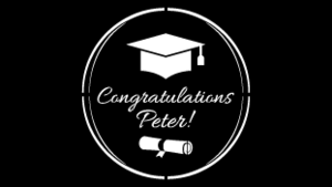 Digital Gobo Holiday Graduation