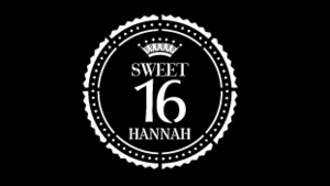 Digital Gobo Sweet16 Beauty Crown