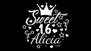 Digital Gobo Sweet16 Curly Crown