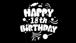 Digital Gobo Birthday Candy Custom