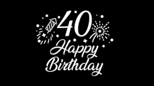 Digital Gobo Birthday Fireworks