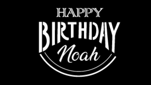 Digital Gobo Birthday Arc