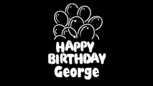 Digital Gobo Birthday Ballons