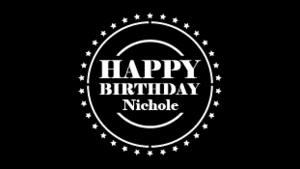 Digital Gobo Birthday Stars