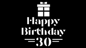Digital Gobo Birthday 30
