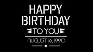 Digital Gobo Birthday Date