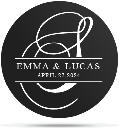 Wedding big initial 2