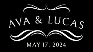 Digital Gobo Wedding Modern Ornament