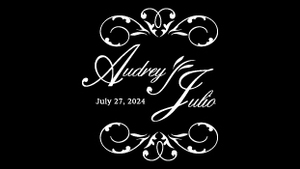 Digital Gobo Wedding Initial Ornaments 3