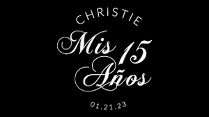 Digital Gobo Sweet16 Cursive 15
