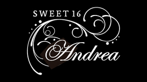 Digital Gobo Sweet16 Curvy Ornament