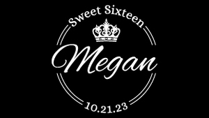 Digital Gobo Sweet16 Circle Crown