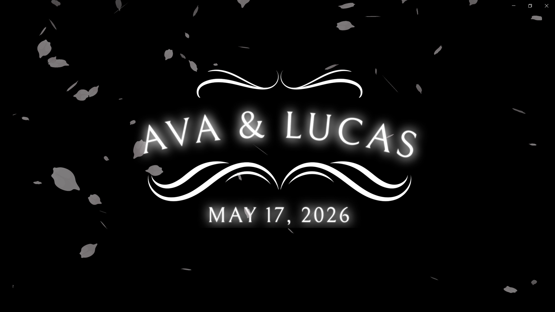 Animated gobo  modern ornament