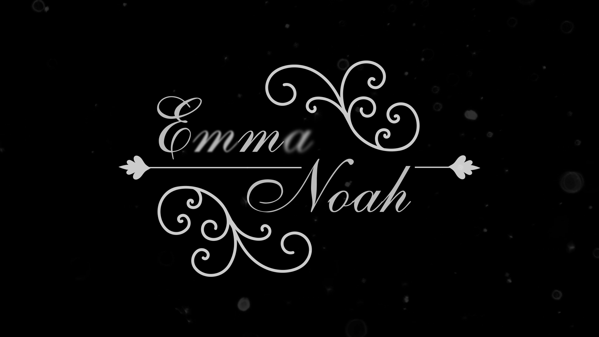 Animated gobo wedding sweetie