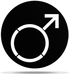 Gobo Signs Man