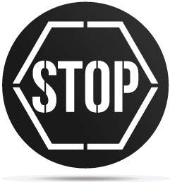 1733006 gobo signs stop