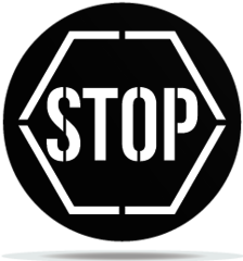 Gobo Signs Stop