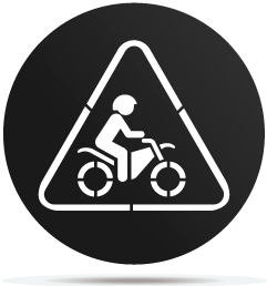 1733007 gobo signs motorcycle