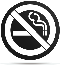 1733011 gobo signs no smoking area
