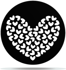 Gobo Valentines Hearts