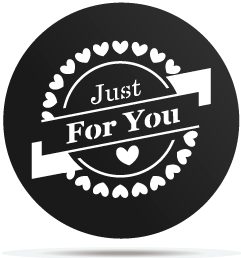 1833005 gobo valentines just for you