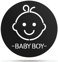 0233013 gobo baby boy face