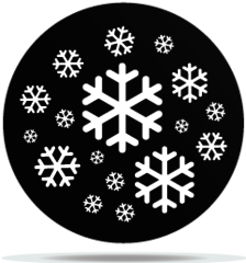 Gobo Weather Snowflakes