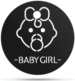 0233014 gobo baby girl face