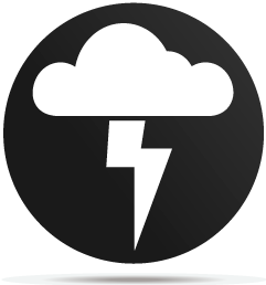 2033013 gobo wheater cloud thunder