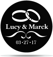 Gobo Wedding Marriage rings