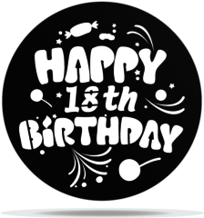 Gobo Birthday Candy Custom