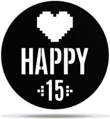 Gobo Birthday Pixel Heart