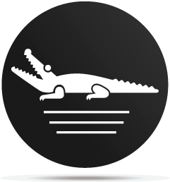 0133004 gobo animal crocodile