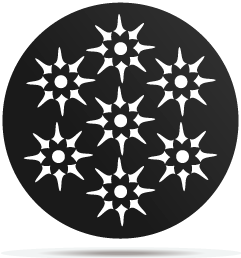 0733010 gobo flower 10