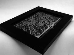 Taipei - Stainless Steel Map - 5"x7"