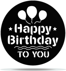 Gobo Birthday Balloons