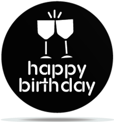 Gobo Birthday Cups