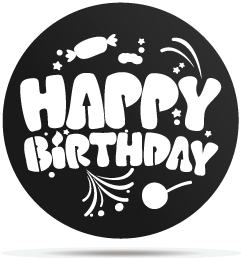 0333009 gobo birthday candy