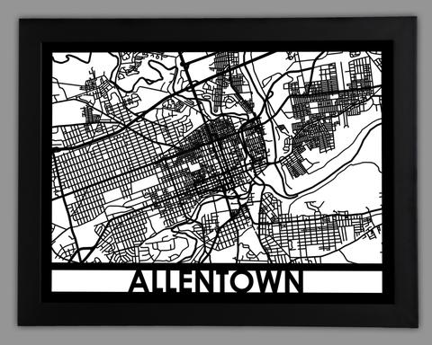 Allentown framed 18x24